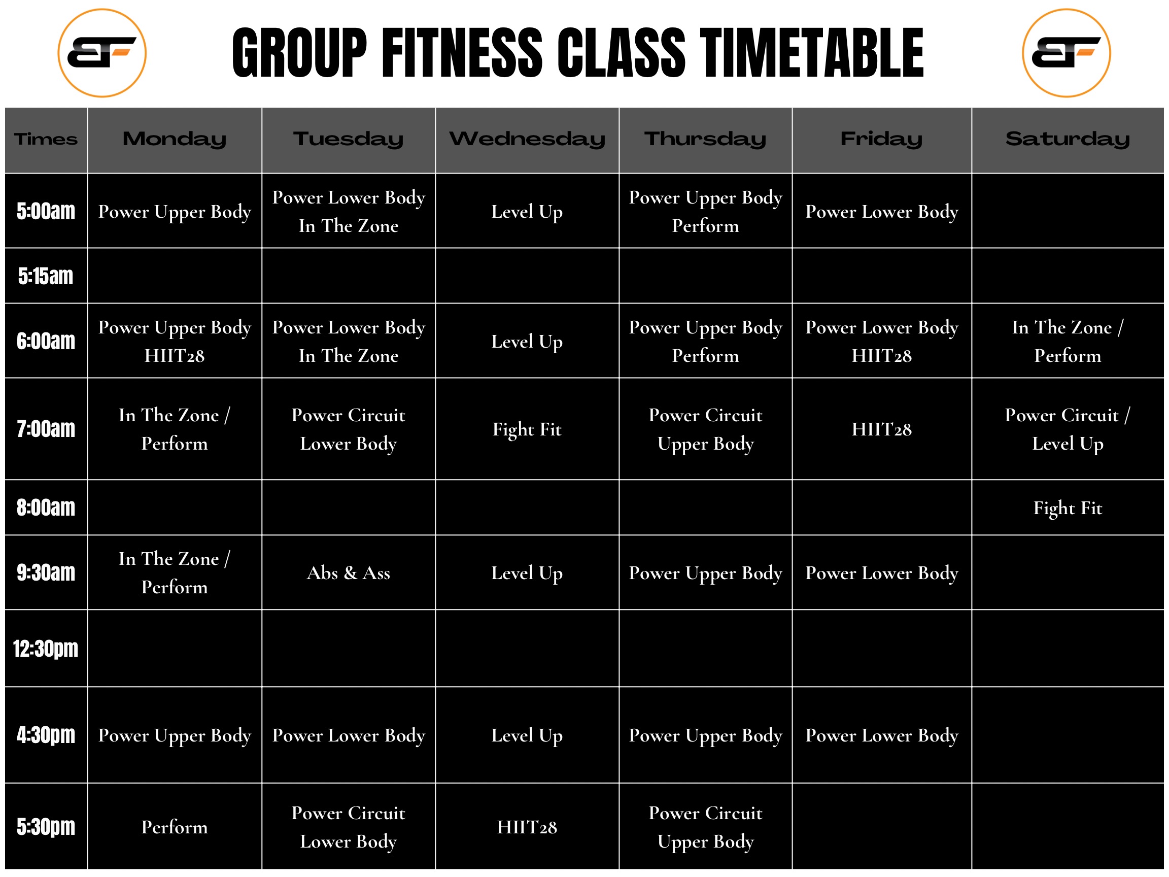 Timetable 28 08 2024