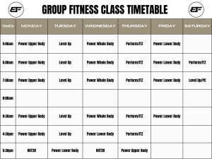 Timetable Body Factory 14