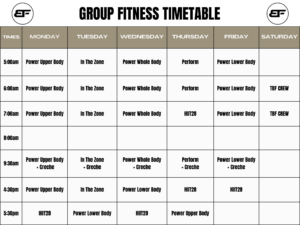 Timetable Body Factory 25