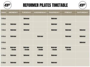 Timetable Body Factory 25 Timetable Body Factory 25